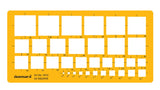 Technical Drawing Templates (Set of 4) - with French Curves - Isomars