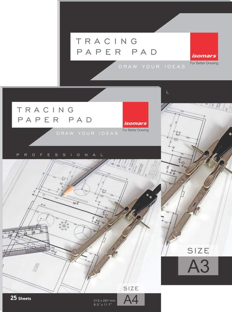 Tracing Paper Pad A4 - Isomars