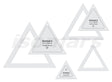 Triangle Quilting Patchwork Template - Isomars