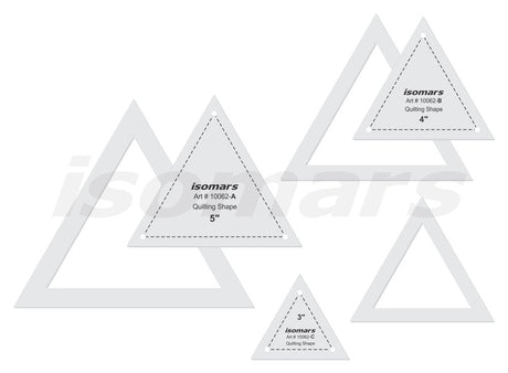 Triangle Quilting Patchwork Template - Isomars